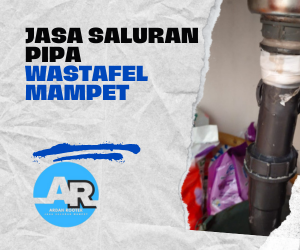 Jasa saluran pipa wastafel mampet